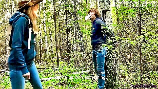 sexy stranger arouses and sucks tied outdoor babe to cumshot in public : ROUS