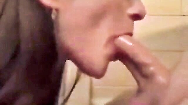 blowjob, teen, amateur - amateur couples steamy deepthroat and facefuck session