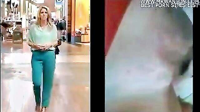 british, blonde, toys - sexy xxx hd   hot tv reporter dressed undressed and masturbating