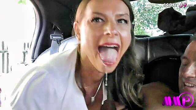 Sexy Susi - freeporn german mature with big natural tits susi picks up strangers for car sex Scout69 Com