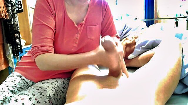 cum, handjob, cumshot - full porn videos   stepsister jerks stepbrothers cock until he cums