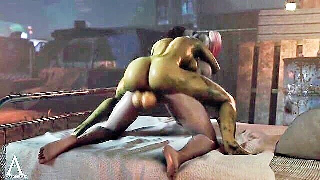 big tits, cartoon, anime - new sex videos featuring 3d animated futanari action with harley