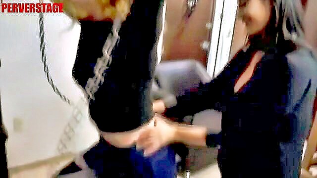 brunette, amateur, fetish - sensual tickling battle between two seductive mexican beauties