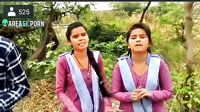 After school, a mischievous Indian couple gets caught in the act by their strict teacher in a steamy HD porn video.