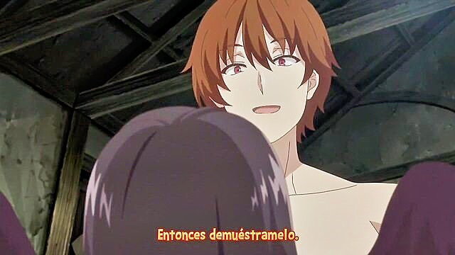 colored hair, threesome, big tits - yandere guy and anime girls