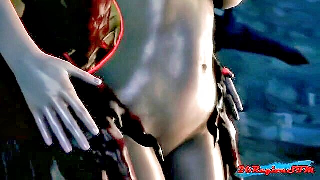 anime, big tits, cartoon - experience deepthroat and bondage with samus in 3d hentai