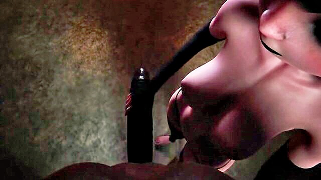 cartoon, anime, big tits - redhead mavis dominates with bdsm handjob in 3d animation