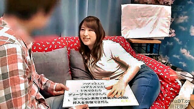 Japanese beauty enjoys rough double penetration and creampie in HD