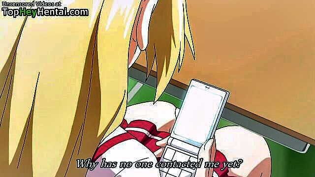 anime, big tits, cartoon - hentai video of a busty teacher satisfying her students online for free