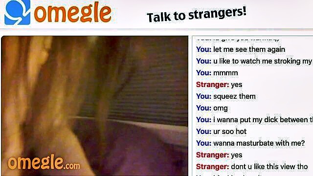 In this HD hardcore porn video, a stunning 19-year-old with natural, perfect tits engages in a steamy chat on Omegle.