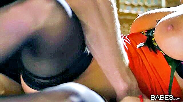 Young blonde teen Bella Rose indulges in a passionate encounter with Alex D in a high-quality pornvideo, showcasing her skills in sucking and getting fucked in a range of exciting positions.