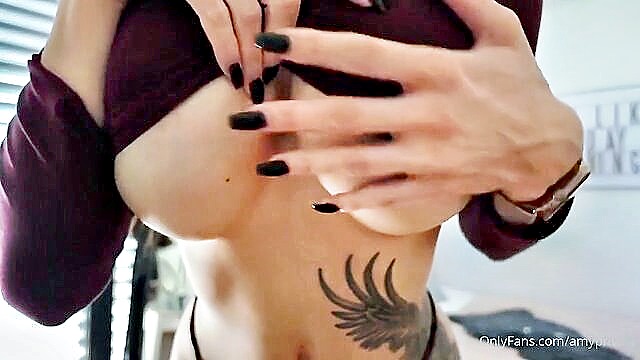 FreakyDenzel - milf playing with boobs and pussy