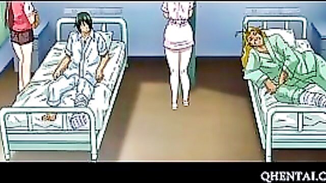 cock, hentai, bed - hentai cuties hd hospital bed rendezvous