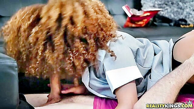 Brick Danger, Cecilia Lion - mulatto housemaid gets fucked Round n Brown