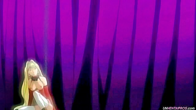 blood, 2 girls, porn - hentai girl moaning while getting fucked