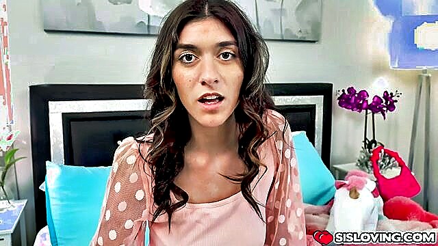 stepsister, teen, sislovesme - aubry babcock stepsis blowjob