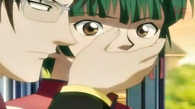 hentai, blowjob, pussyfucking - cartoon sex with blonde and green hair