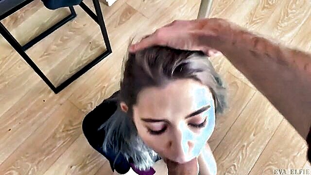Eva Elfie - eva elfie facial cum