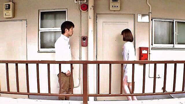 Eimi Fukada - erotic japanese teen gets locked out and has hot sex with neighbor Hisidepon