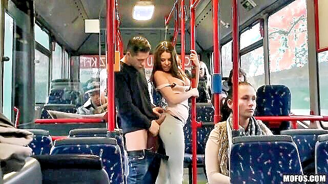 Bonnie Shai - bonnie shais titillating public sex on a bus in city Mofos B Sides