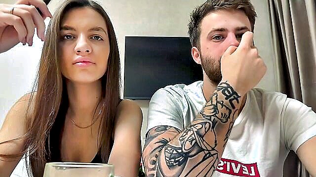amateur, blond, big tits - see a real life couple in homemade cam show