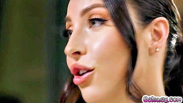 big tits, brunette, girlsway - dark haired seductress and her partner find solace in sensual dance leading to thrilling touch and exploration