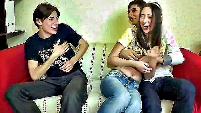 teen (18+), blowjob, long hair - a young woman with long hair indulges in oral pleasure in an explicit video