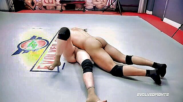 big ass, big dick, big cock - uninhibited wrestling match with jupiter jetson and oliver david featuring intense kissing and rough encounters