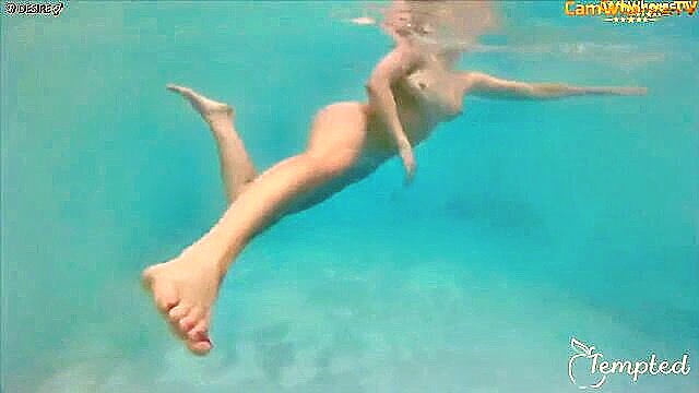 Eila Adams - eila adamss solo pool day wet and wild blonde action