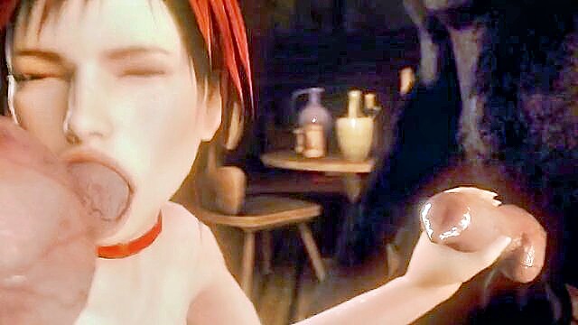 mila, red, hood - red riding hood in 3d wolf domination and rough anal sex