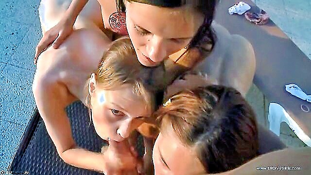 three slavic babes engage in homosexual encounter : vtraxe