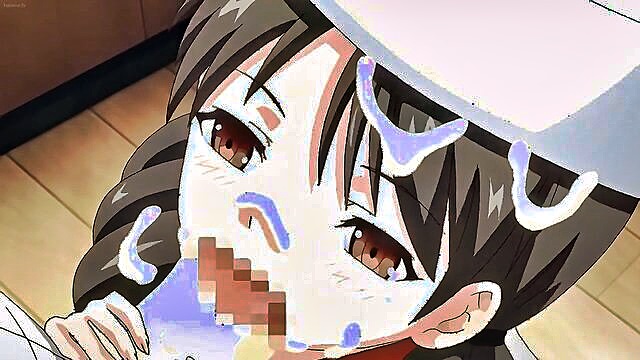 teen, hentai teen, small tits - hentai girl gets cum