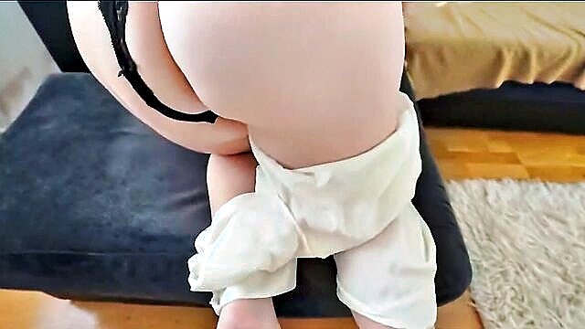 big ass, step-sister, show off - step sister big ass