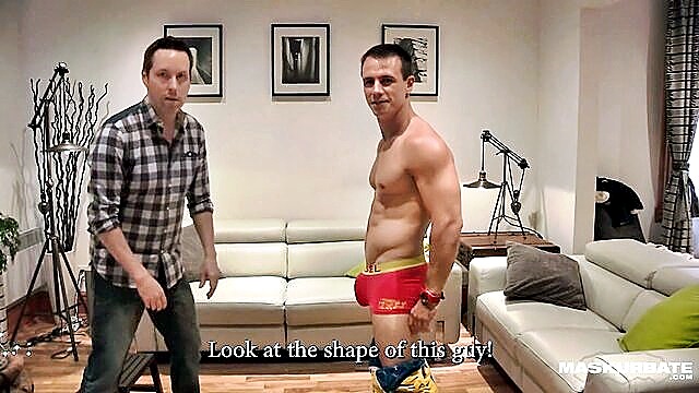 maskurbate, jock, hunk - gay flexing bodybuilder