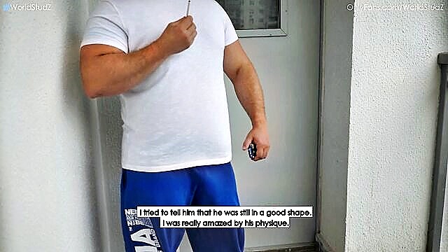 beefy bull, gay for pay, worldstudz - big dick jerk off