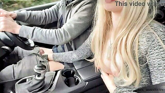 amazing handjob while driving : Sex Associates