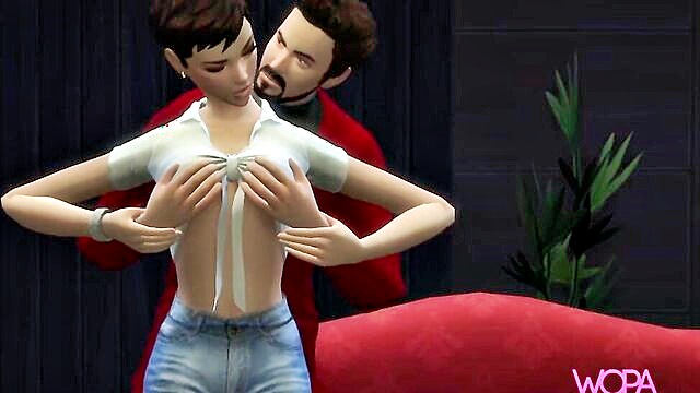 animation, famous, hentai - iron man seduces waitress