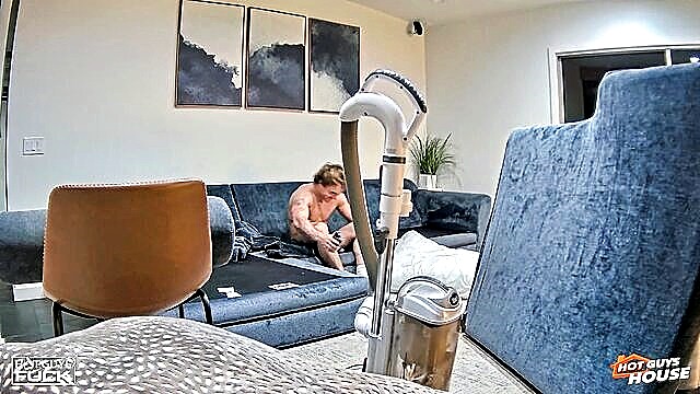 Logan Luhst, Myke Jones - myke jones and logan luhst fuck on couch HotGuysFuck