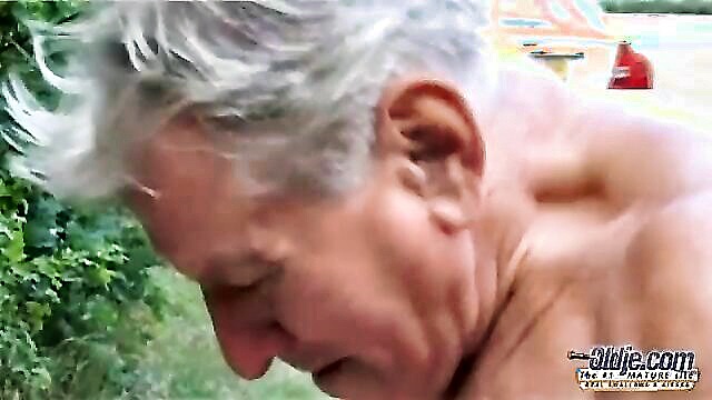 Busty Tiana - busty tiana wolf engages in woodland erotica with an elderly gentleman