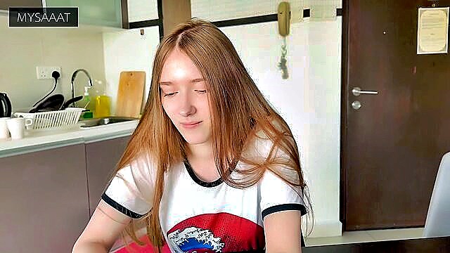 mysaaat - russian stepsister gets pounded Sexy 9