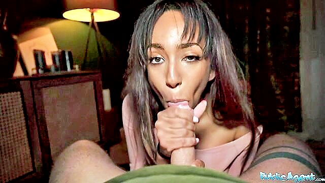 doggystyle, publicagent, blowjob - luna blackx big cock