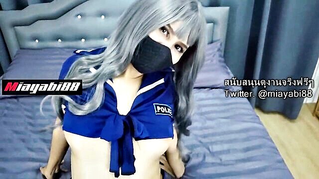 Miayabi88 - thai police womans erotic journey to pleasure with big cock Miayabi88