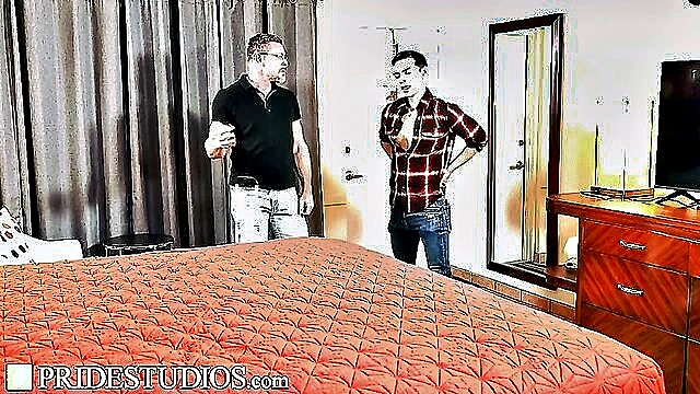 amateur, blowjob, homemade - stepson shares ass with stepdad