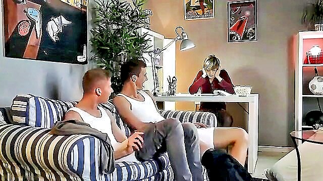 oiled, anal fuck, bisexual - oiled up orgy