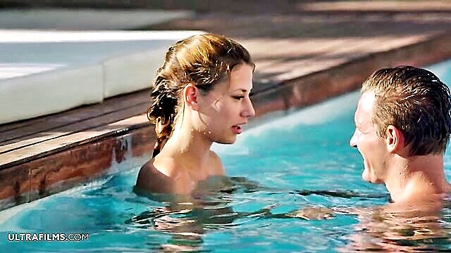 pool sex, ultrafilms, petite - virginie pool sex
