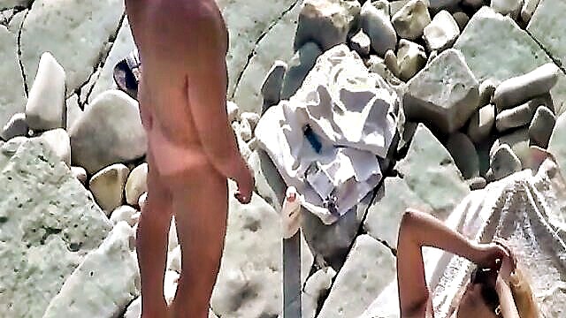 beach sex with blonde : Spy Archive