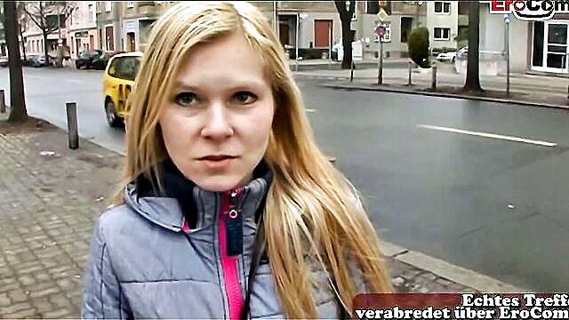first porn, first porn casting, porn casting - skinny german porn casting