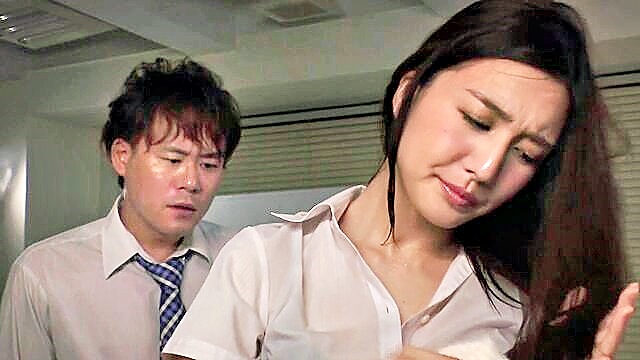 uncensored, office lady, jav - office lady fuck colleague