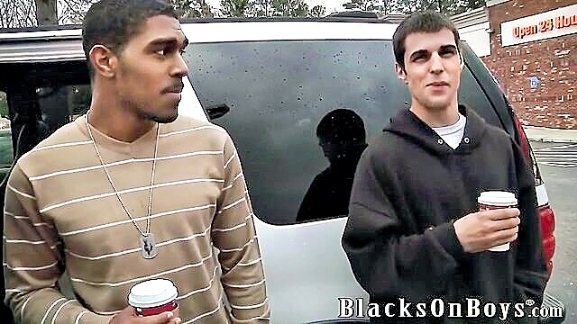 blowjob, blacksonboys, interracial - blaze black cock