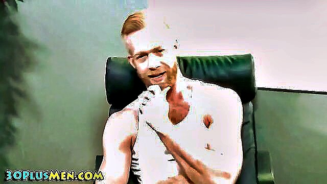 masturbation solo, jock, solo - ginger jock masturbates